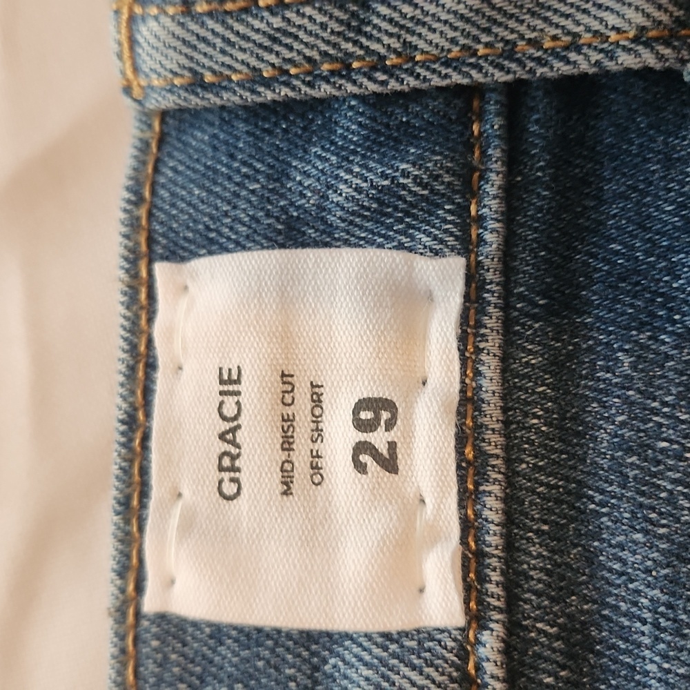 Hudson Jeans Women's Blue Denim Shorts - Picture 6 of 6